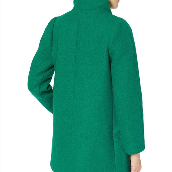 J Crew Factory City Coat in Green NEW - Picture 3 of 4